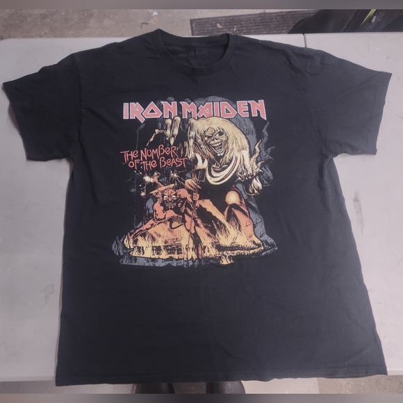 Iron Maiden Other - Iron Maiden "Number Of The Beast" T-shirt - Men's XL - Black